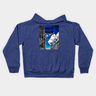 Lower Manhattan Street Buildings New York City Kids Hoodie